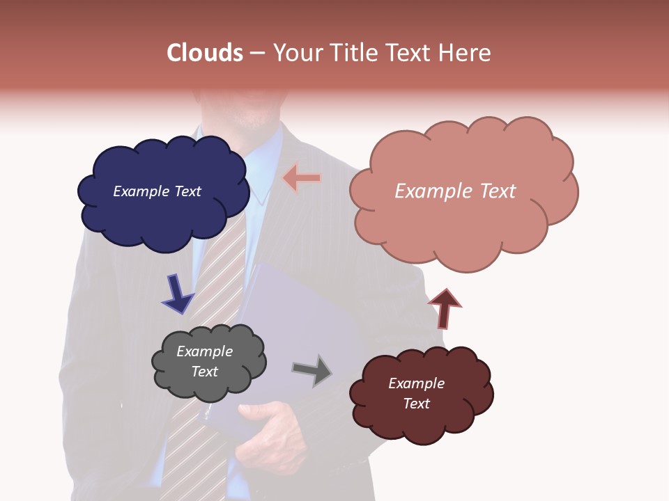 Happiness Present Holiday PowerPoint Template