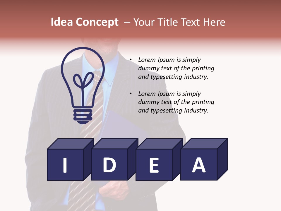 Happiness Present Holiday PowerPoint Template