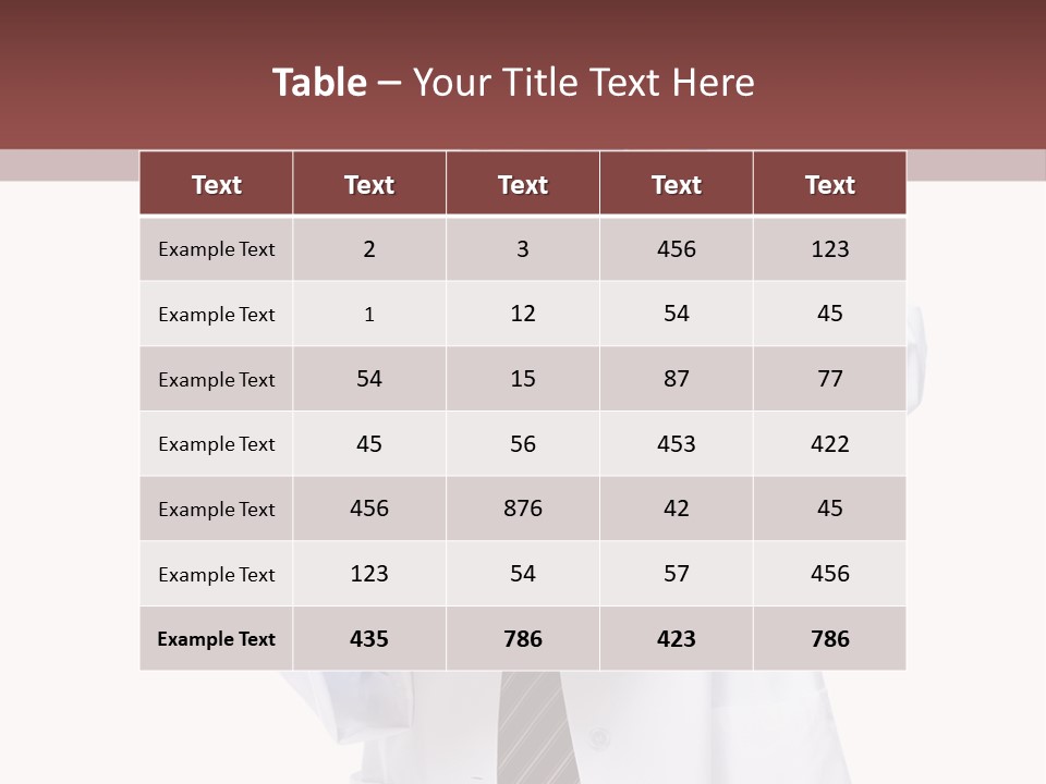 Profession Care Uniform PowerPoint Template