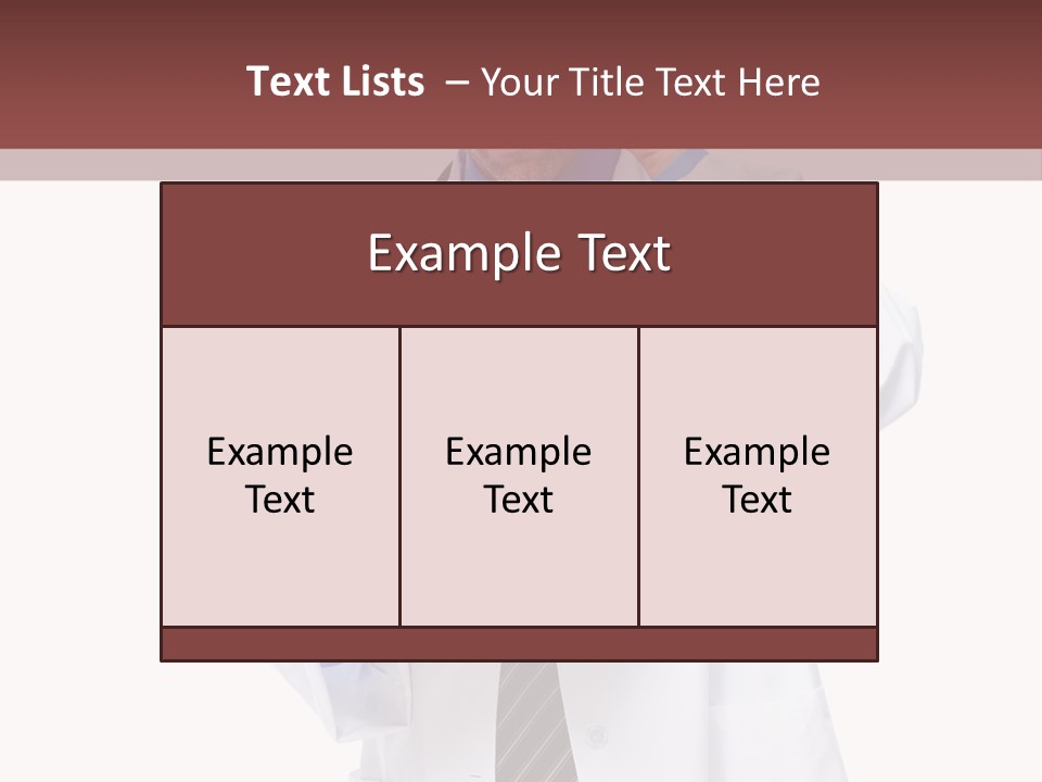 Profession Care Uniform PowerPoint Template