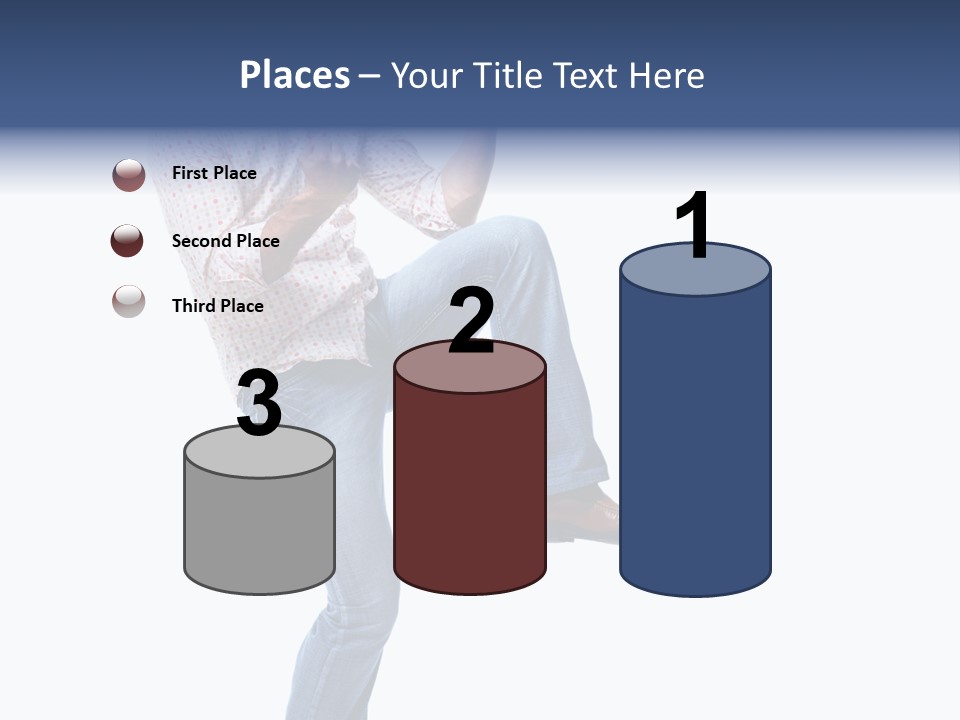 Bright Happy Portrait PowerPoint Template