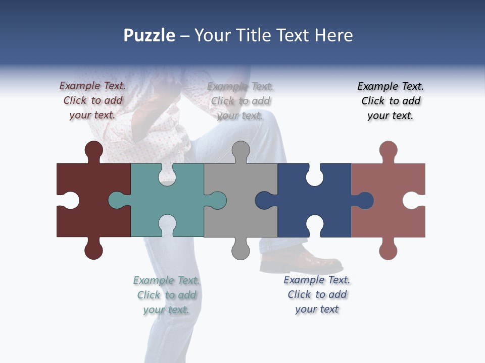 Bright Happy Portrait PowerPoint Template