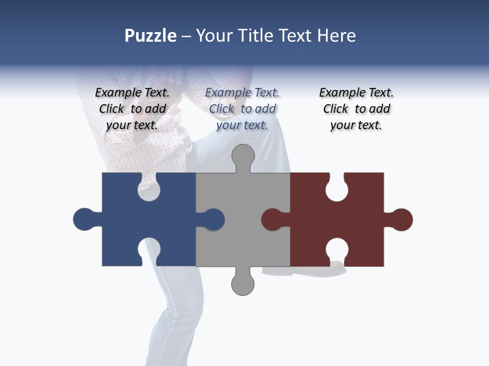 Bright Happy Portrait PowerPoint Template