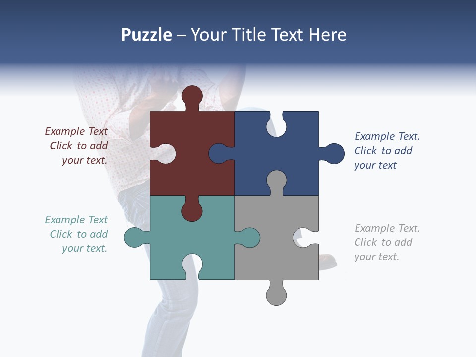 Bright Happy Portrait PowerPoint Template