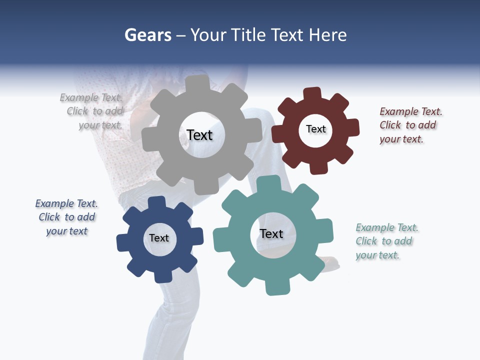 Bright Happy Portrait PowerPoint Template