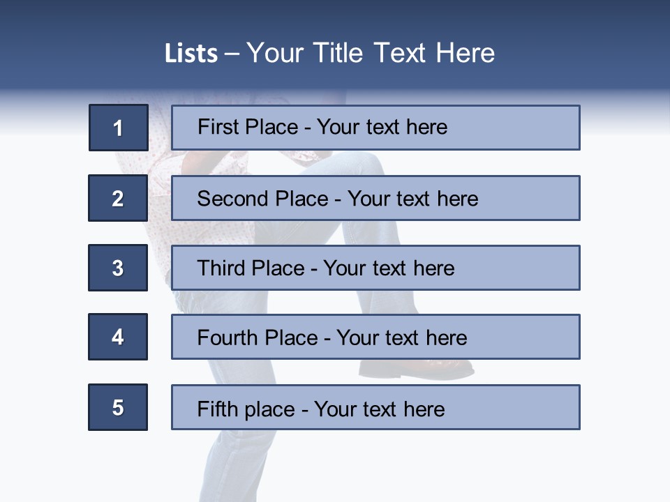 Bright Happy Portrait PowerPoint Template