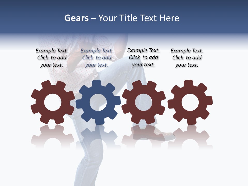 Bright Happy Portrait PowerPoint Template