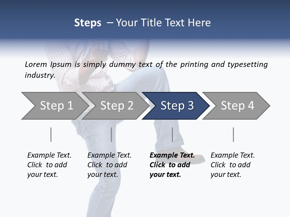 Bright Happy Portrait PowerPoint Template