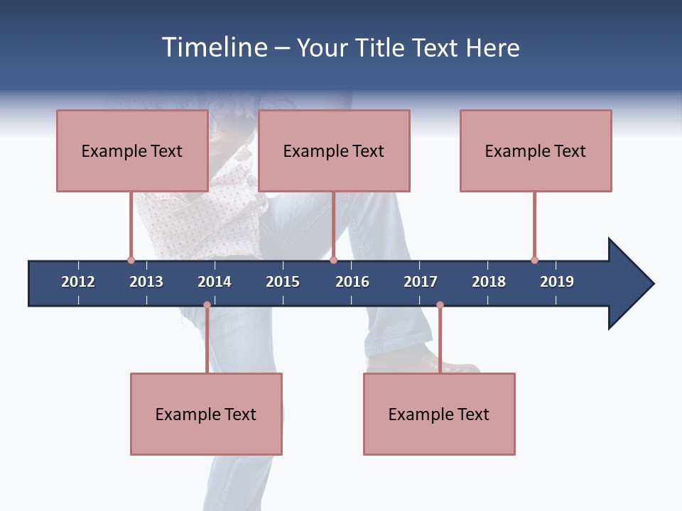 Bright Happy Portrait PowerPoint Template