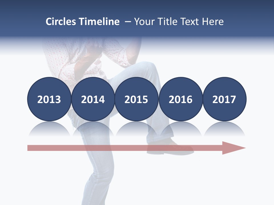 Bright Happy Portrait PowerPoint Template