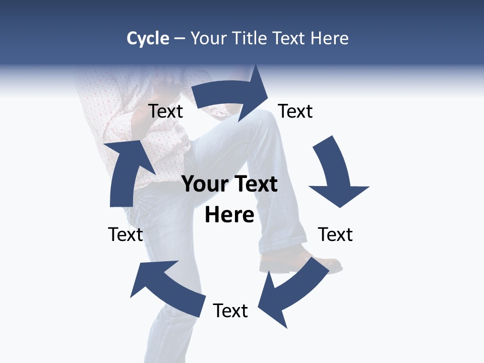 Bright Happy Portrait PowerPoint Template