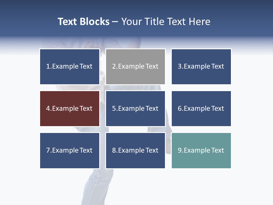 Bright Happy Portrait PowerPoint Template