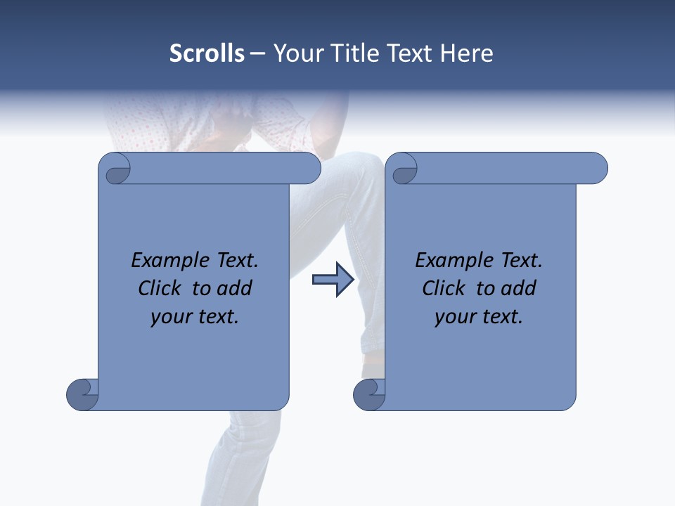 Bright Happy Portrait PowerPoint Template