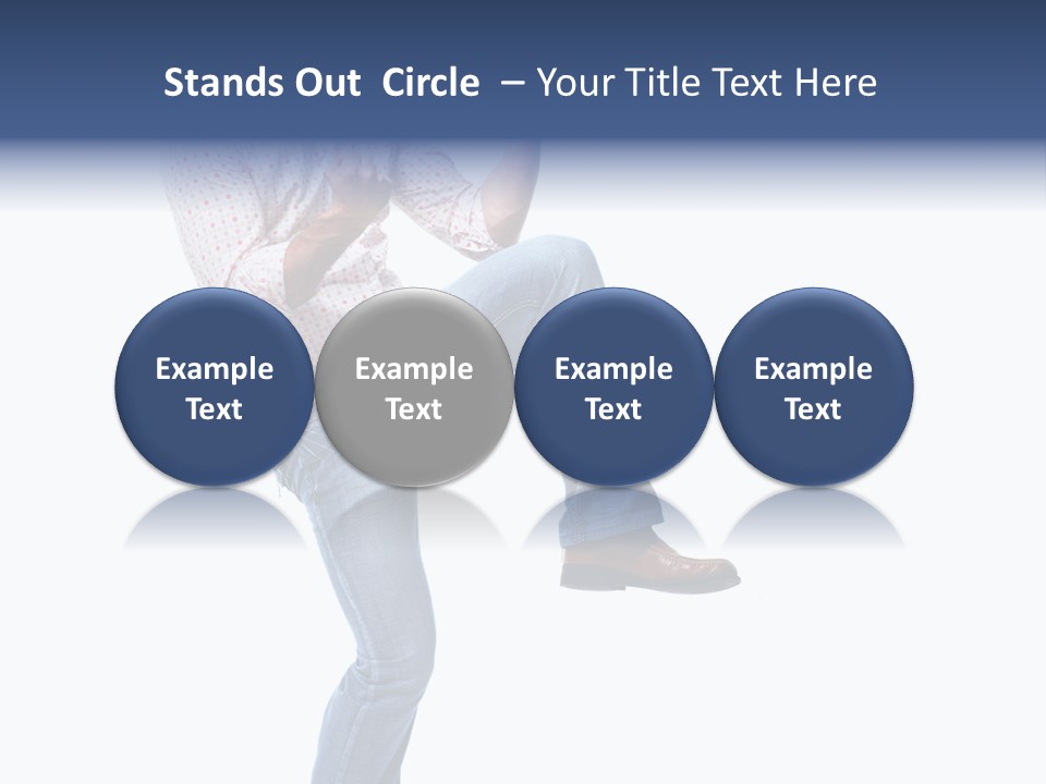 Bright Happy Portrait PowerPoint Template