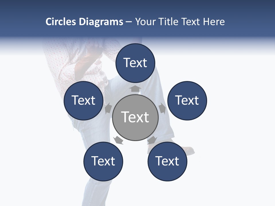 Bright Happy Portrait PowerPoint Template