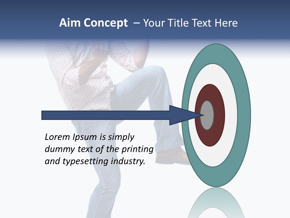 Bright Happy Portrait PowerPoint Template