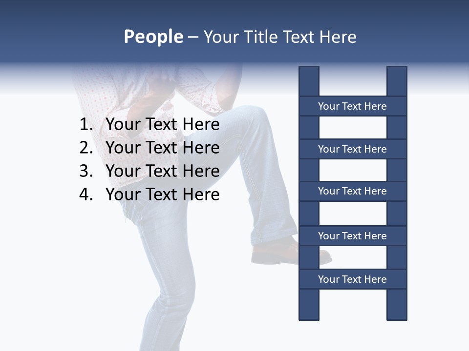 Bright Happy Portrait PowerPoint Template