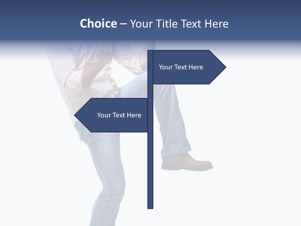 Bright Happy Portrait PowerPoint Template