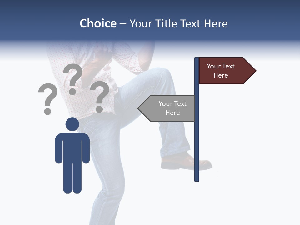 Bright Happy Portrait PowerPoint Template