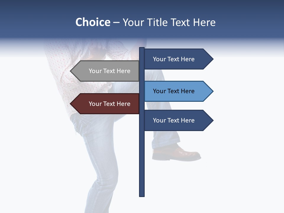 Bright Happy Portrait PowerPoint Template