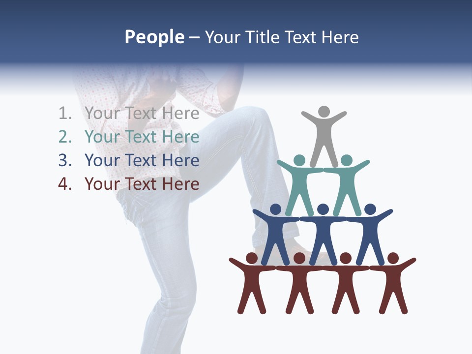 Bright Happy Portrait PowerPoint Template