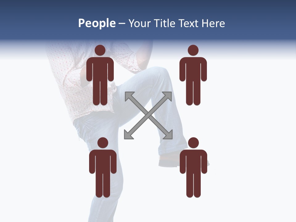 Bright Happy Portrait PowerPoint Template