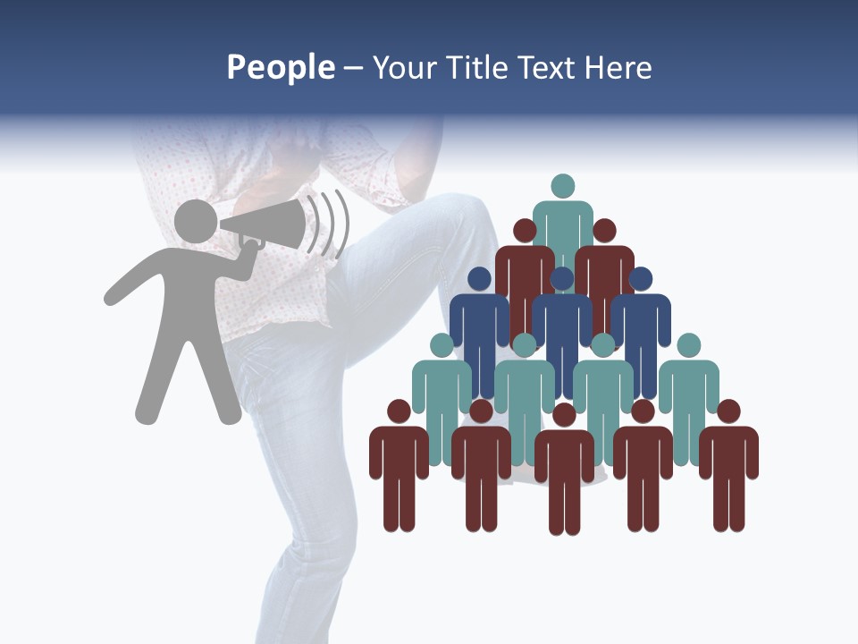 Bright Happy Portrait PowerPoint Template