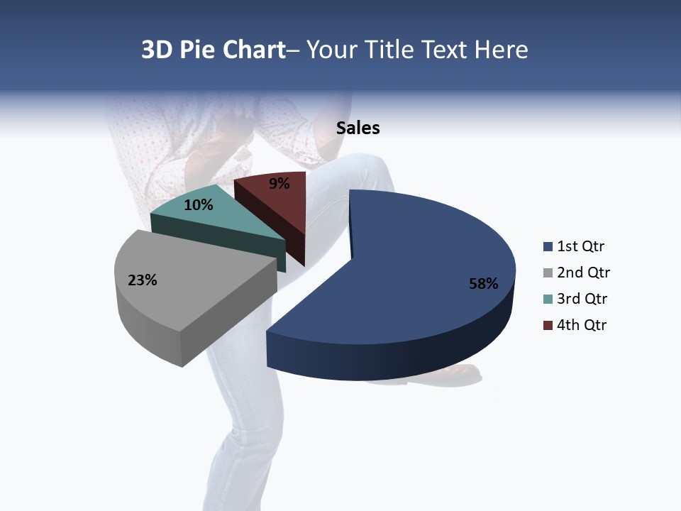 Bright Happy Portrait PowerPoint Template