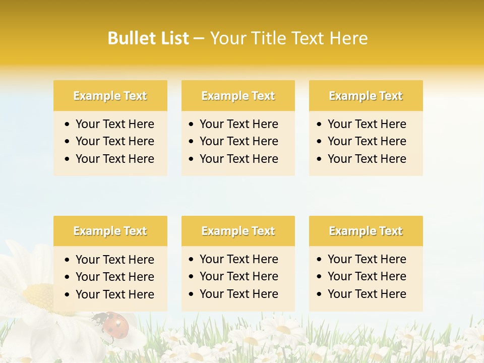 Nature Floral Color Full PowerPoint Template
