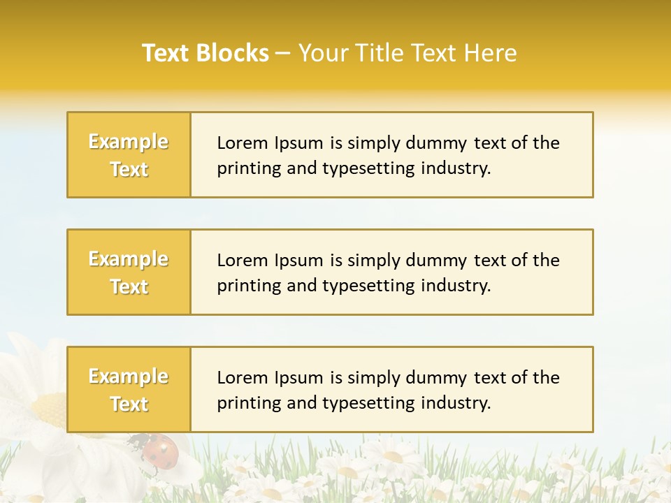Nature Floral Color Full PowerPoint Template