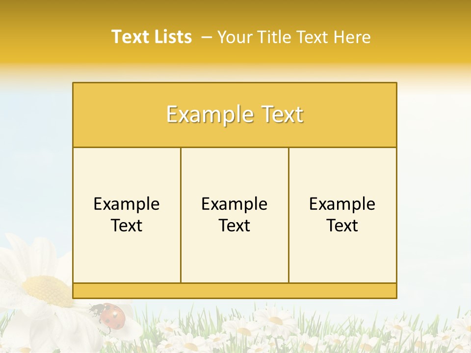 Nature Floral Color Full PowerPoint Template