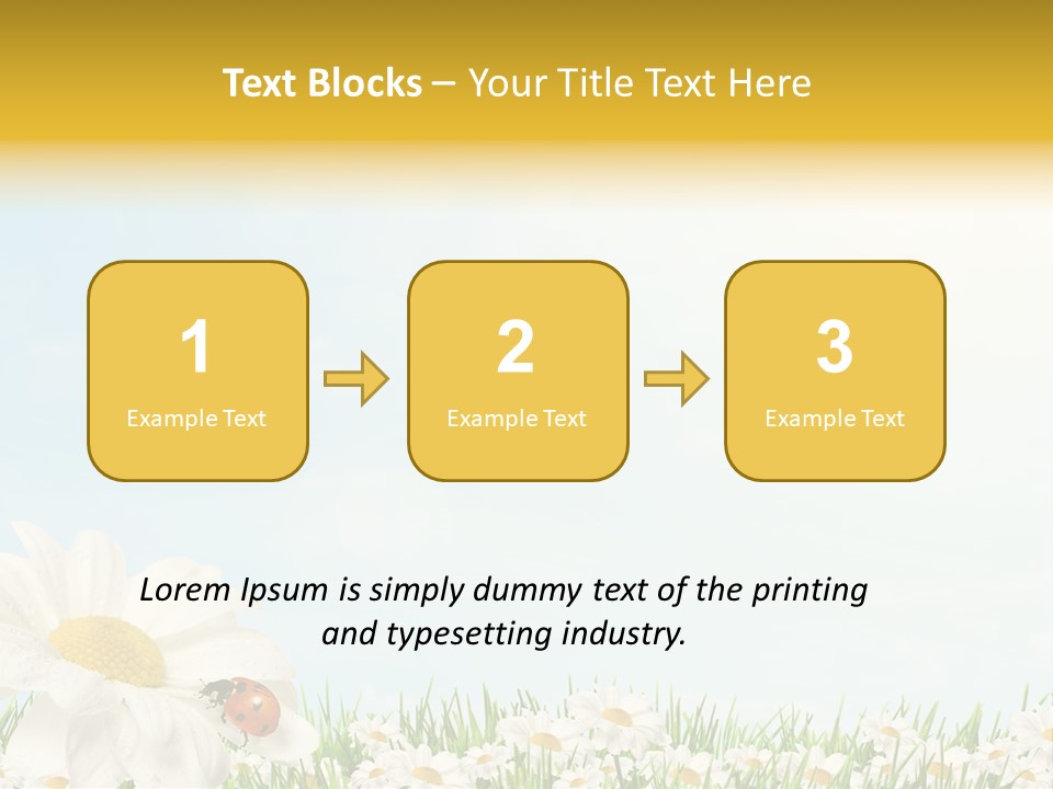 Nature Floral Color Full PowerPoint Template