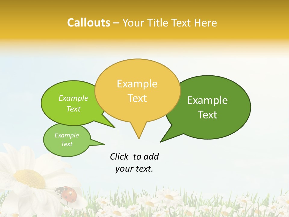 Nature Floral Color Full PowerPoint Template