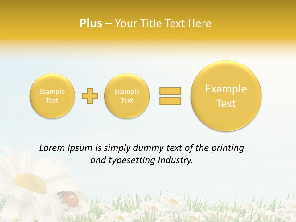 Nature Floral Color Full PowerPoint Template