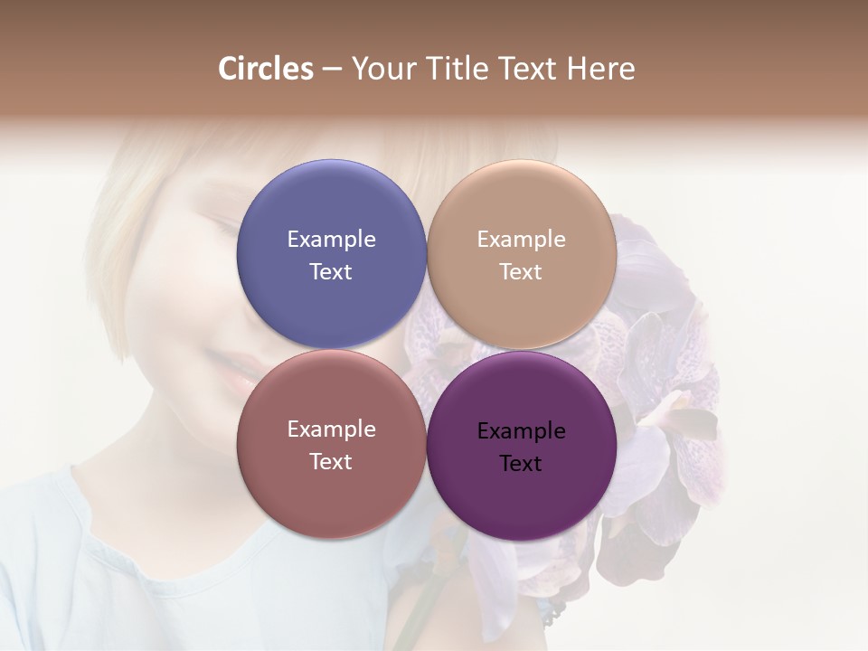 Beautiful Human Child PowerPoint Template