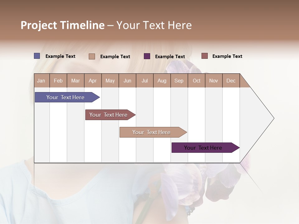 Beautiful Human Child PowerPoint Template