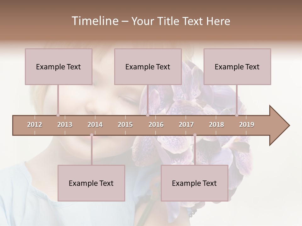 Beautiful Human Child PowerPoint Template