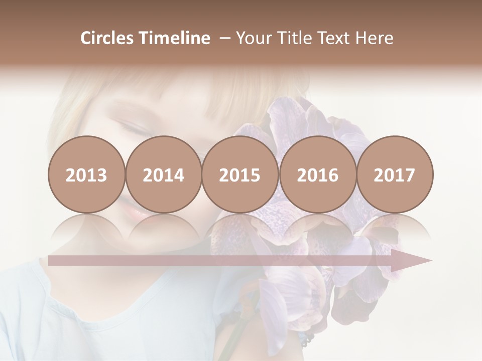 Beautiful Human Child PowerPoint Template