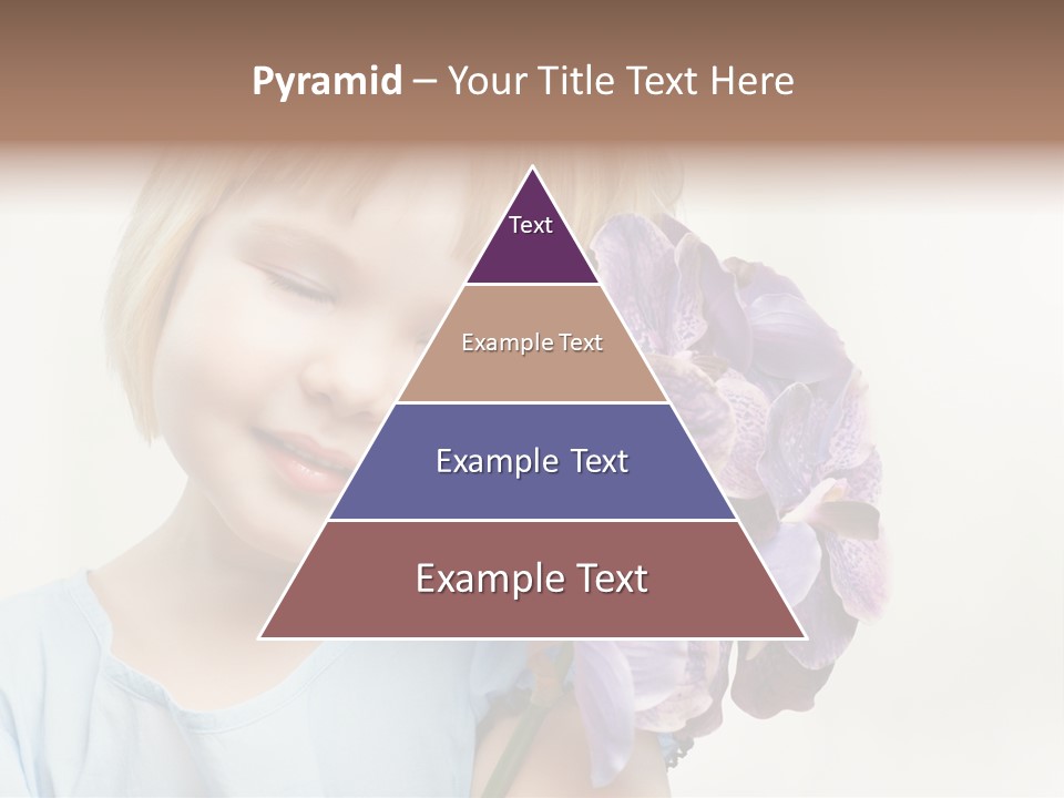 Beautiful Human Child PowerPoint Template