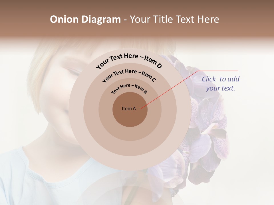 Beautiful Human Child PowerPoint Template