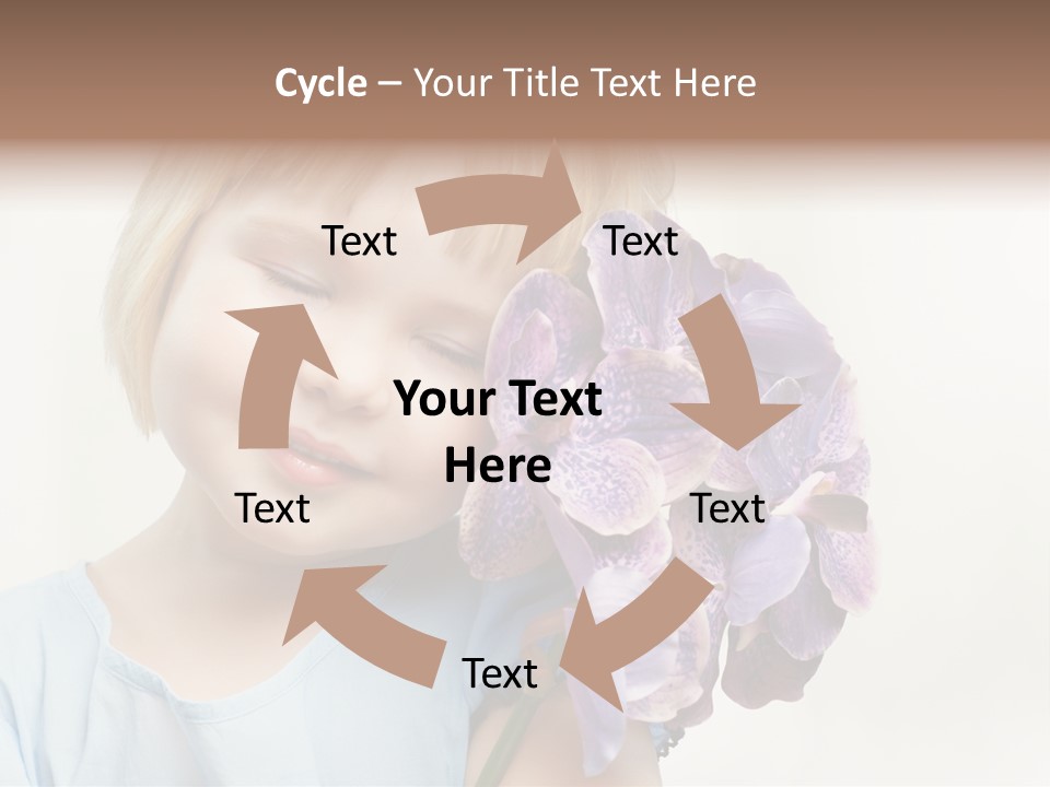 Beautiful Human Child PowerPoint Template