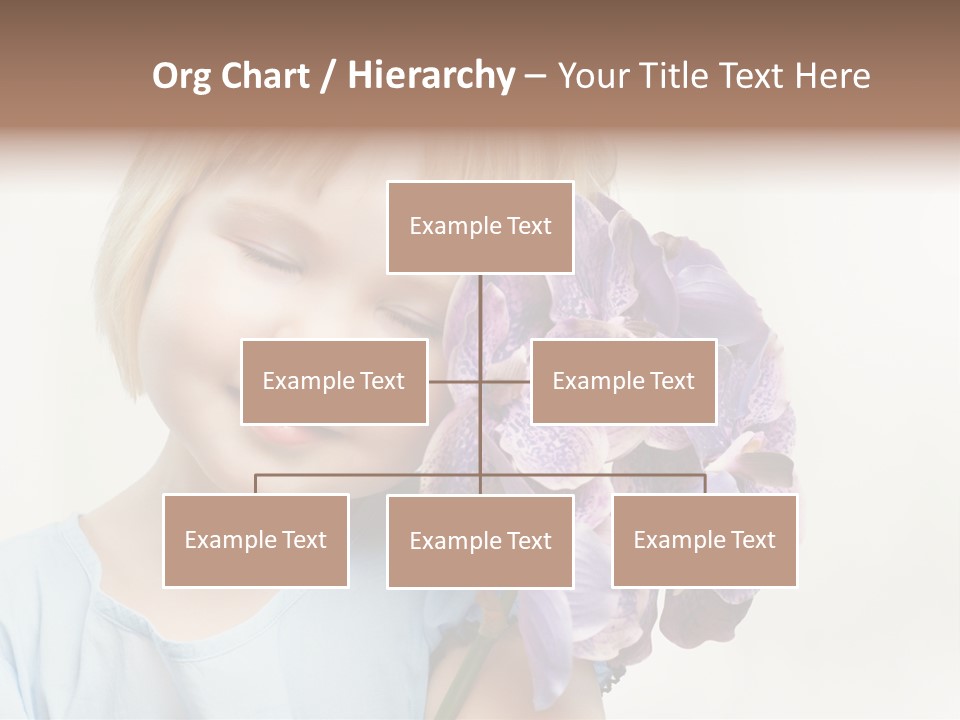 Beautiful Human Child PowerPoint Template