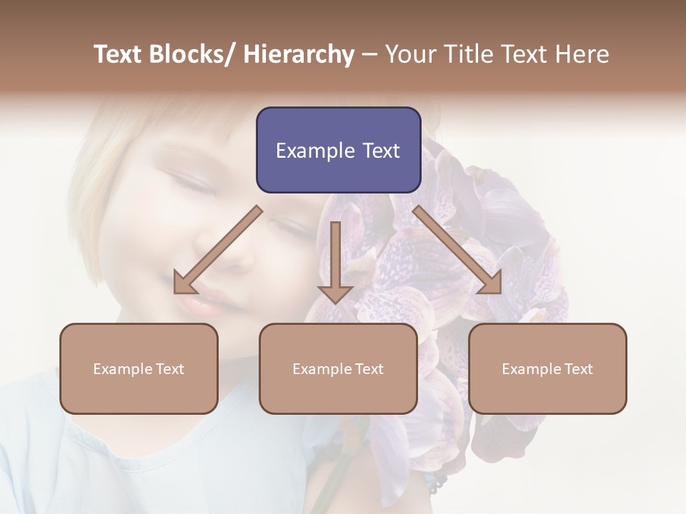 Beautiful Human Child PowerPoint Template