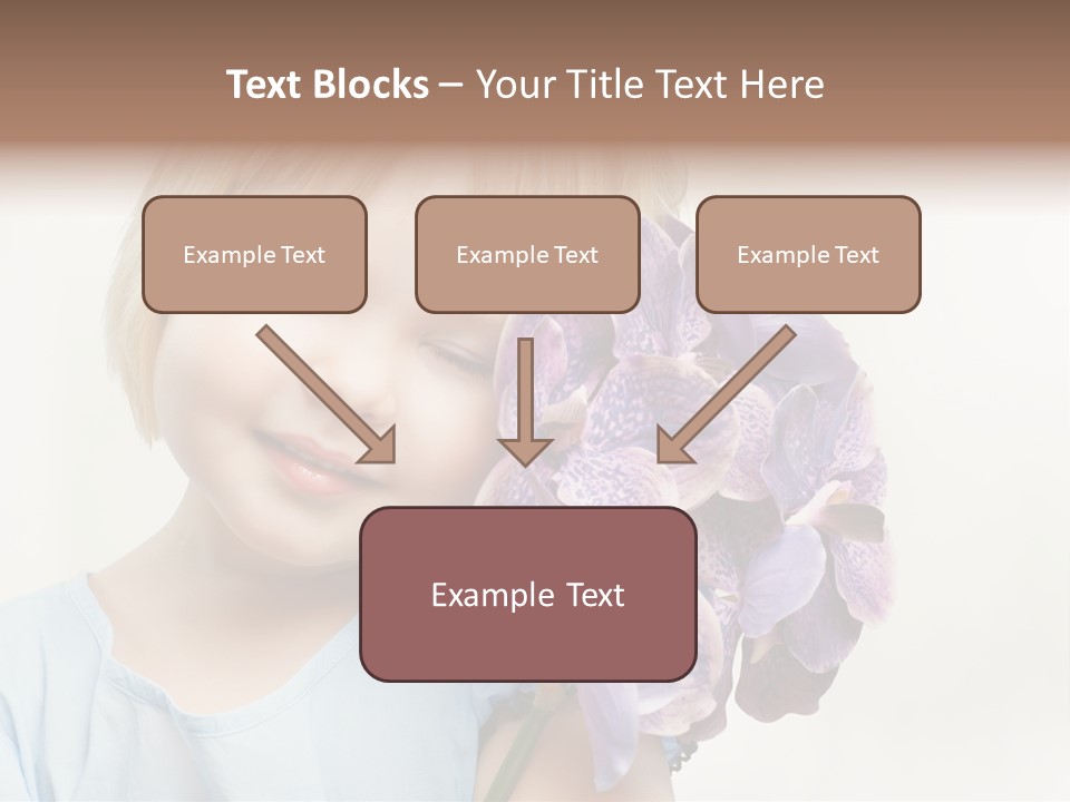 Beautiful Human Child PowerPoint Template
