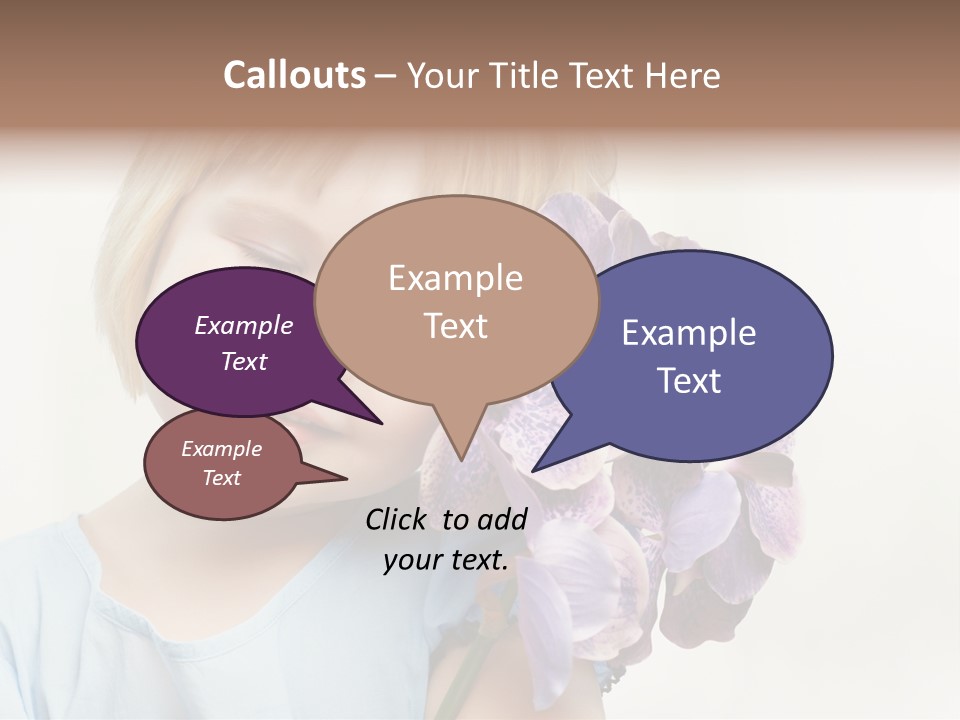 Beautiful Human Child PowerPoint Template