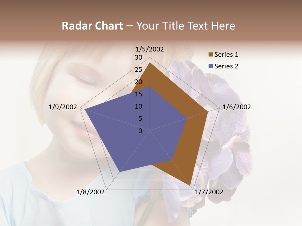 Beautiful Human Child PowerPoint Template