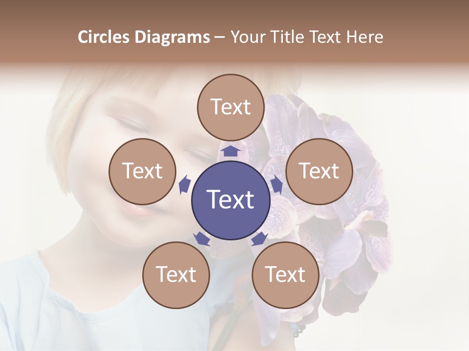 Beautiful Human Child PowerPoint Template