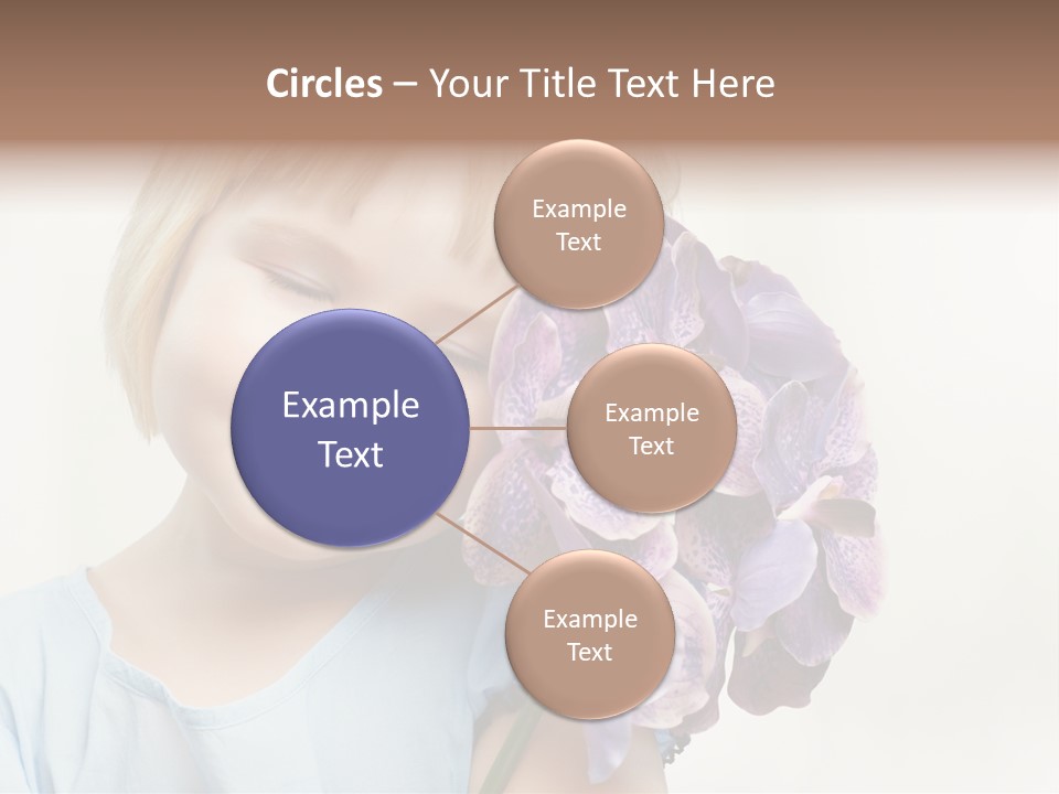 Beautiful Human Child PowerPoint Template