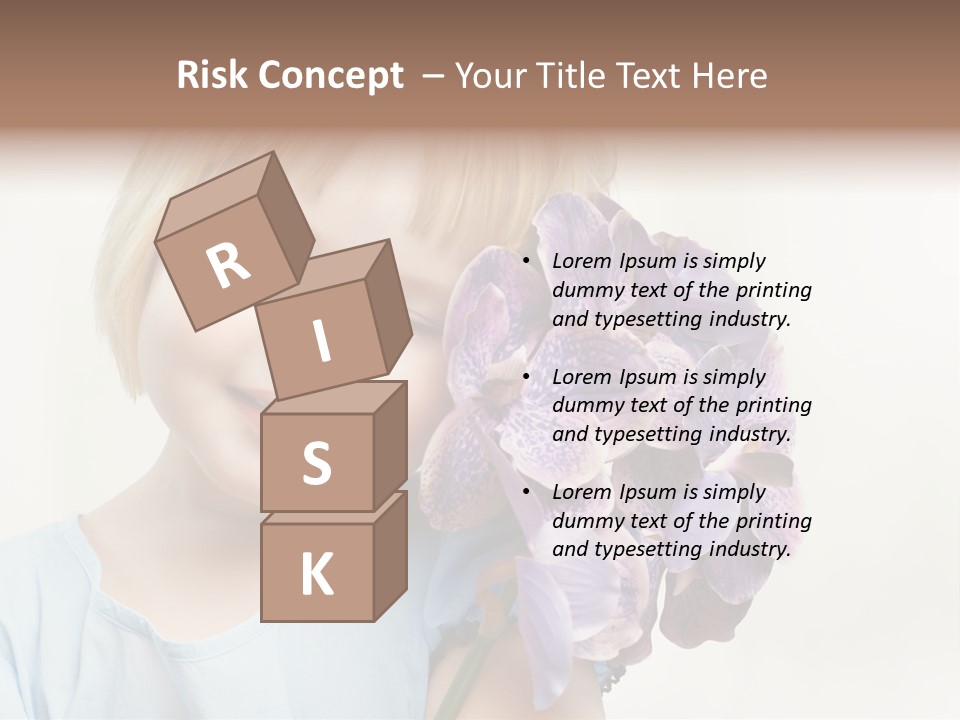 Beautiful Human Child PowerPoint Template