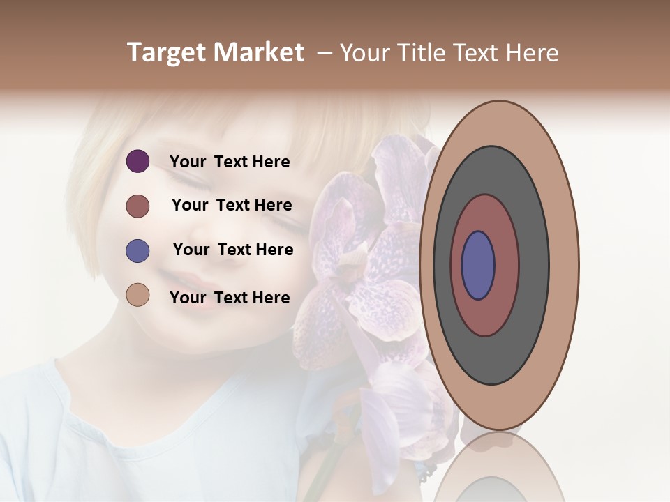 Beautiful Human Child PowerPoint Template